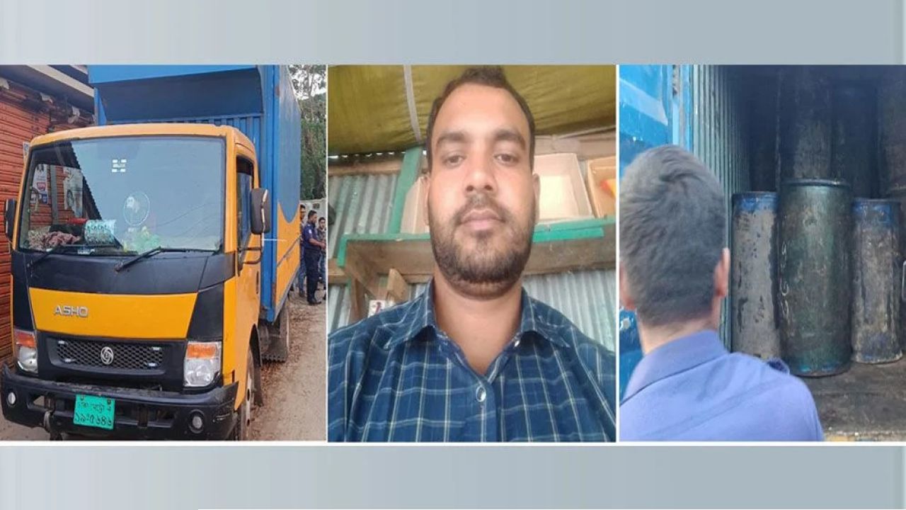 লালমোহনে কাভার্ডভ্যানসহ ৯ হাজার লিটার অপরিশোধিত সয়াবিন তেল জব্দ, মামলা