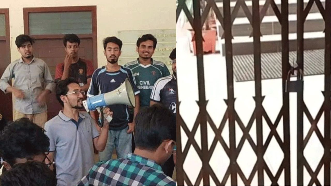 চুয়েটে উত্তপ্ত পরিস্থিতি: উপাচার্যকে ভেতরে রেখেই ভিসি ভবনে তালা ও বিদ্যুৎ সংযোগ বিচ্ছিন্ন